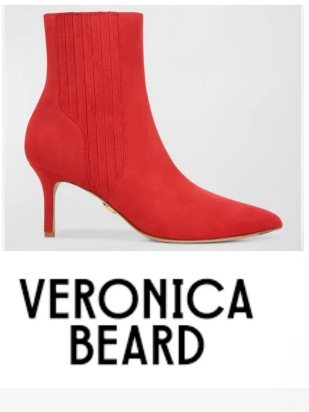 Veronica Beard Lisa Mid-Heel Ankle Boot
2.75-inch Bootie in red 7.5
$495 NEW